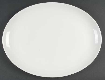 Snow (Z2697, No Trim) 16" Oval Serving Platter