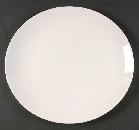 Snow (Z2697, No Trim) 12" Oval Serving Platter