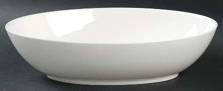 Snow (Z2697, No Trim) 9" Oval Vegetable Bowl