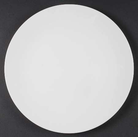 Snow (Z2697, No Trim) 12" Chop Plate (Round Platter)
