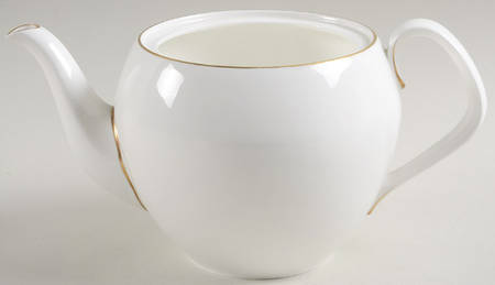 Snow (Z2699-1, Gold Trim) Teapot No Lid