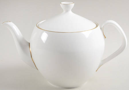 Snow (Z2699-1, Gold Trim) Teapot & Lid