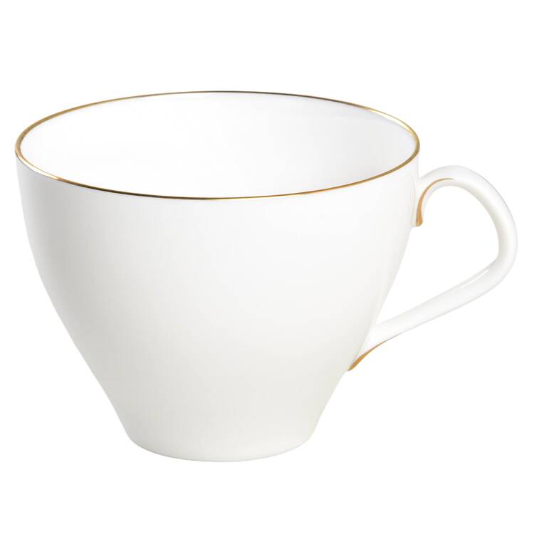 Snow (Z2699-1, Gold Trim) Flat Cup