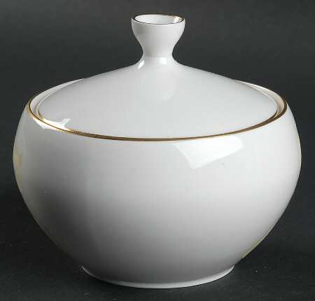 Snow (Z2699-1, Gold Trim) Sugar Bowl & Lid