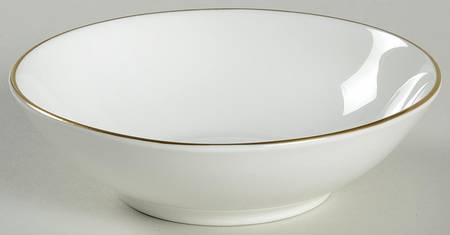 Snow (Z2699-1, Gold Trim) Fruit/Dessert (Sauce) Bowl
