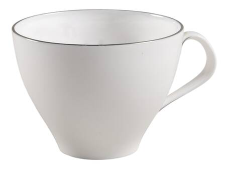 Snow (Z2699-2, Platinum Trim) Flat Cup