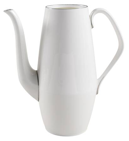 Snow (Z2699-2, Platinum Trim) Coffee Pot No Lid