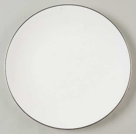 Snow (Z2699-2, Platinum Trim) Salad Plate