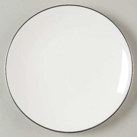 Snow (Z2699-2, Platinum Trim) Bread & Butter Plate