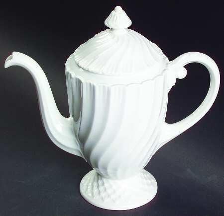 Snowflake Individual Coffee Pot & Lid