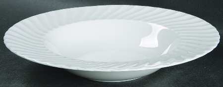 Snowflake Rim Soup Bowl