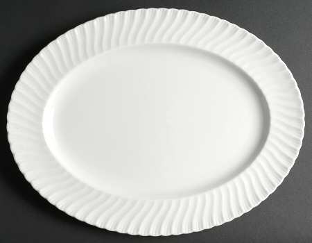 Snowflake 15" Oval Serving Platter