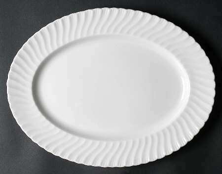 Snowflake 13" Oval Serving Platter