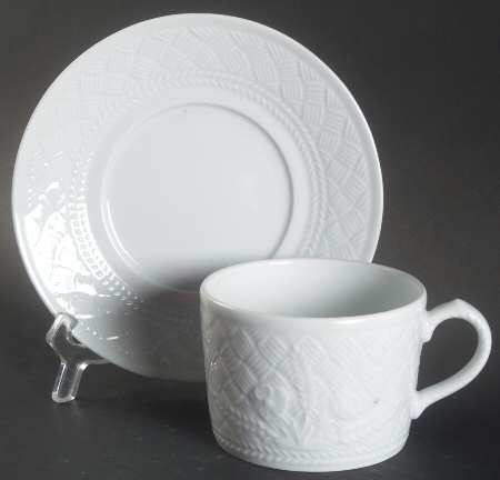Somerset Flat Cup & Saucer Set
