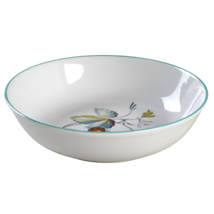 Strawberry Fair (Oven To Table, Bluetrim) Fruit/Dessert (Sauce) Bowl