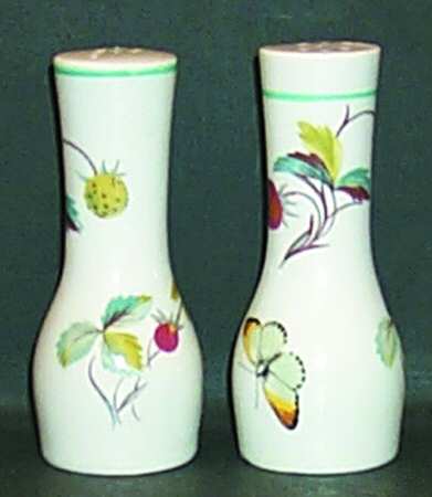 Strawberry Fair (Oven To Table, Bluetrim) Salt & Pepper Set