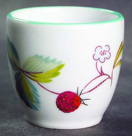 Strawberry Fair (Oven To Table, Bluetrim) Single Egg Cup