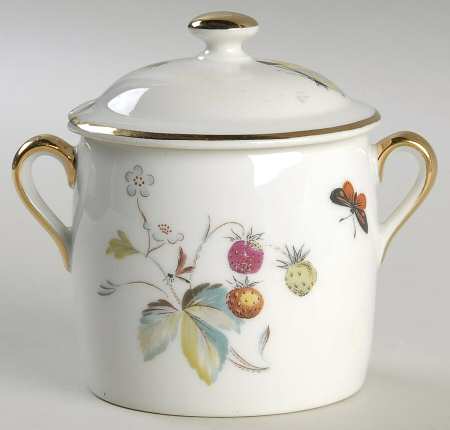 Strawberry Fair (Bone, Coupe, Smooth, Gold) Marmalade & Lid