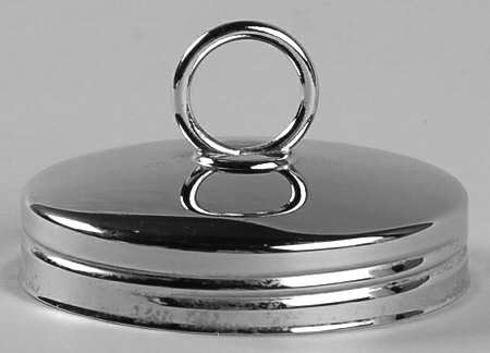 Strawberry Fair (Bone, Coupe, Smooth, Gold) Lid for King Size Egg Coddler