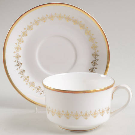 Summer Morning Flat Cup & Saucer Set