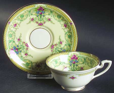 Sussex Footed Cup & Saucer Set
