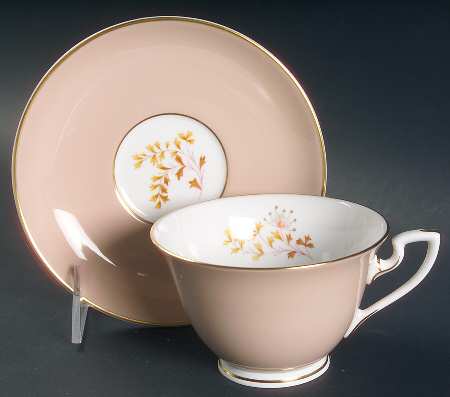 Topaz Footed Cup & Saucer Set