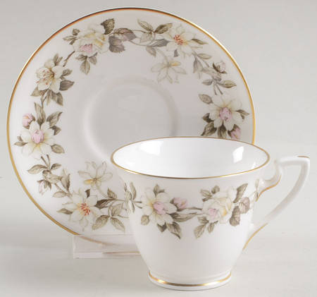 Torquay Footed Demitasse Cup & Saucer Set