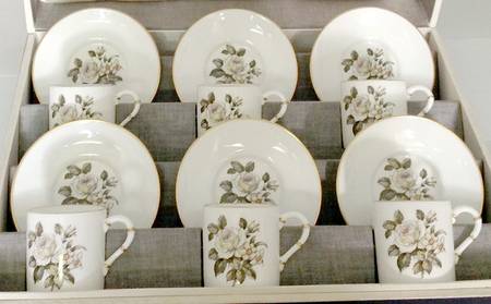 Torquay Flat Demitasse Cup & Saucer Set