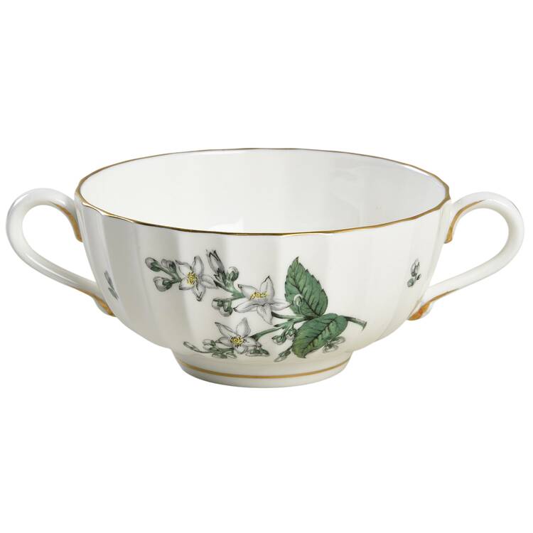 Valencia Footed Cream Soup Bowl