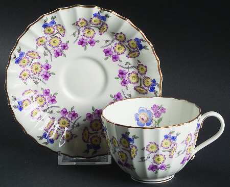 Valentine Flat Cup & Saucer Set