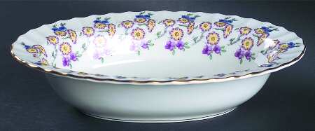 Valentine 9" Oval Vegetable Bowl