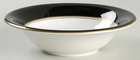 Ventura Black Coupe Cereal Bowl