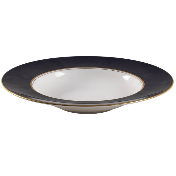 Ventura Cobalt Blue Large Rim Soup Bowl