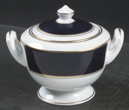 Ventura Cobalt Blue Sugar Bowl & Lid