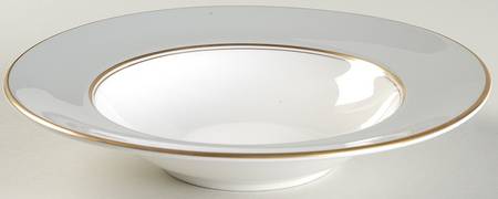 Ventura Grey Rim Soup Bowl