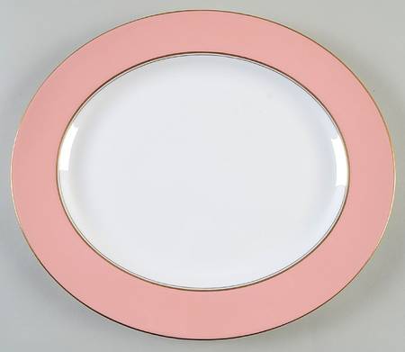 Ventura Rose 13" Oval Serving Platter