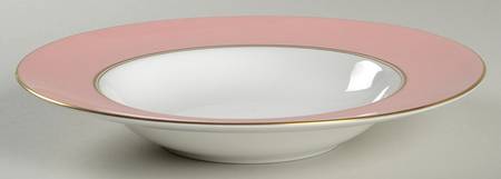 Ventura Rose Large Rim Soup Bowl