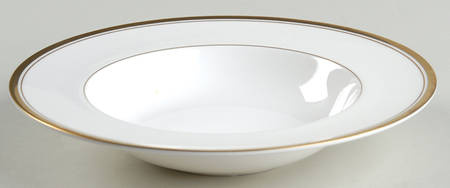 Viceroy (Gold Trim) Rim Soup Bowl
