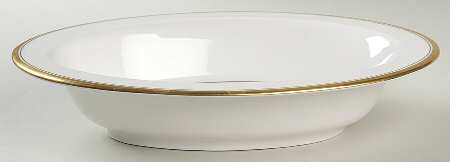 Viceroy (Gold Trim) 10" Oval Vegetable Bowl