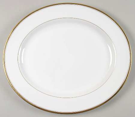 Viceroy (Gold Trim) 13" Oval Serving Platter