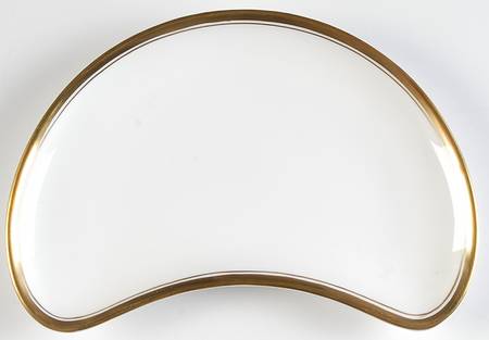 Viceroy (Gold Trim) Crescent Salad Plate