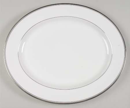 Viceroy (Platinum Trim) 15" Oval Serving Platter