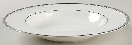 Viceroy (Platinum Trim) Large Rim Soup Bowl