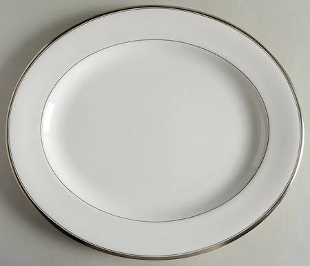 Viceroy (Platinum Trim) 13" Oval Serving Platter