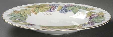 Vine Harvest Large Rim Soup Bowl