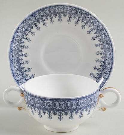 W2088 (No Trim) Flat Bouillon Cup & Saucer