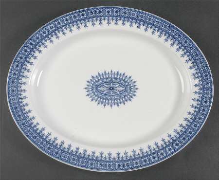 W2088 (No Trim) 15" Oval Serving Platter