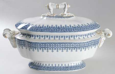 W2088 (No Trim) Oval Tureen & Lid