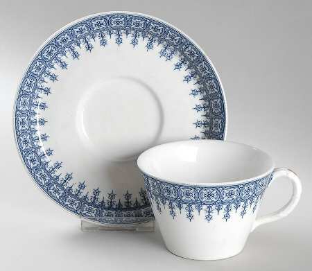 W2088 (No Trim) Oversized Cup & Saucer Set
