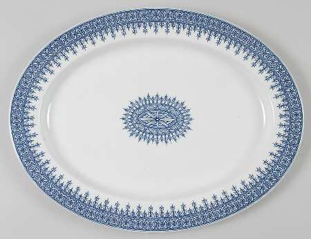 W2088 (No Trim) 13" Oval Serving Platter